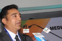 Kamal Hassan And Trisha At FICCI Launch